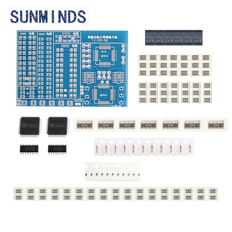 Diy Electronics Learning Kit - 1 adet SMT SMD Bileşen Kaynak