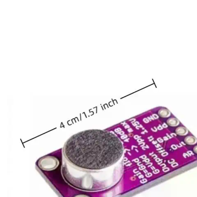 Diy Audio Electronics Kit - MAX4466 Mikrofon AGC Amplifikatör Kartı, GY-MAX4466