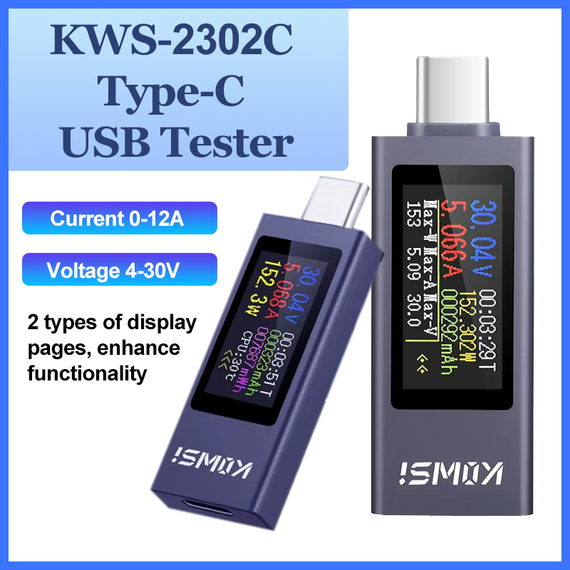 Logic Analyzer Usb - KWS-2302C Tip-C USB Test Cihazı Çok