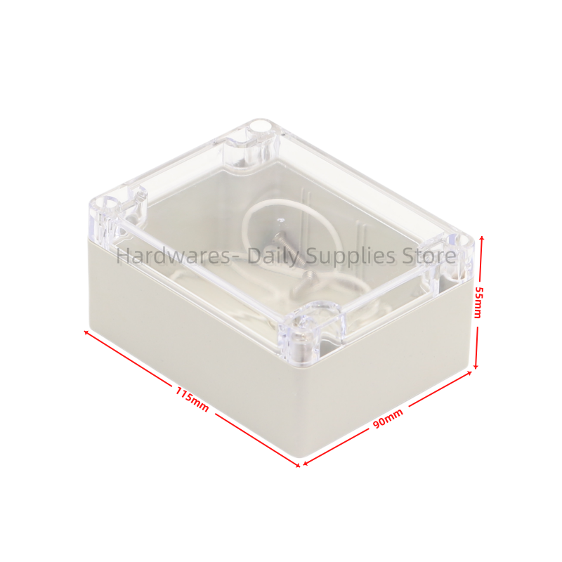 Diy Electronics Box - 1 adet 115x90x55mm su geçirmez plastik