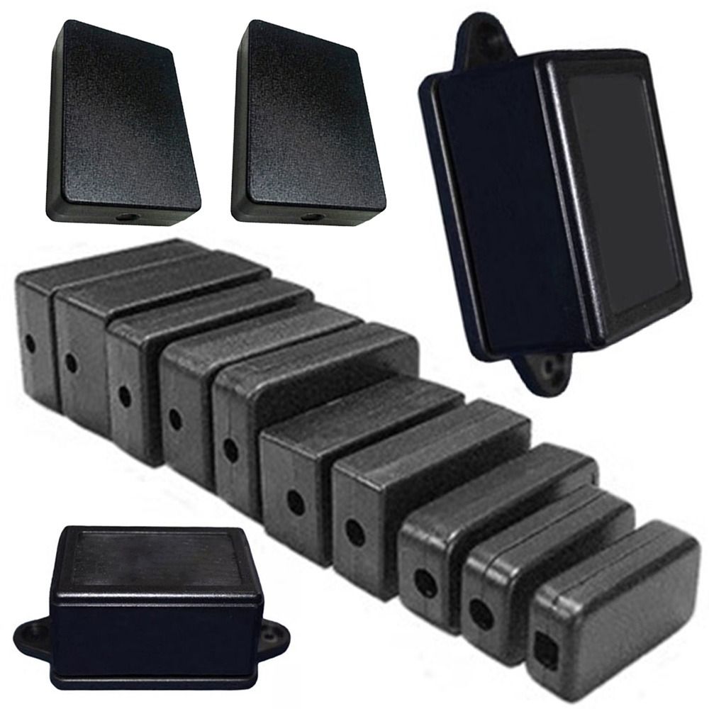 Diy Electronics Box - Siyah DIY ABS Plastik Elektronik Proje