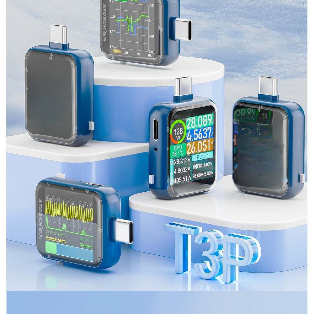 ATORCH T3P USB Güç Analiz Ciha - Logic Analyzer Usb incelemesi ve fiyatı