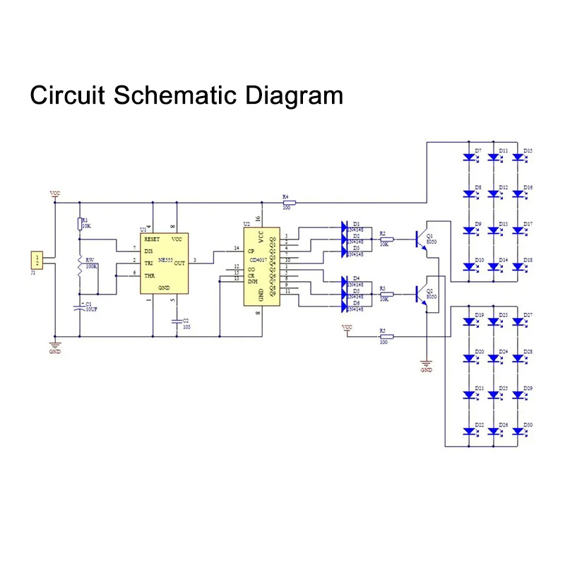 IC LED Kırmızı Mavi Çift Renkl - Diy Electronics Learning Kit incelemesi ve fiyatı