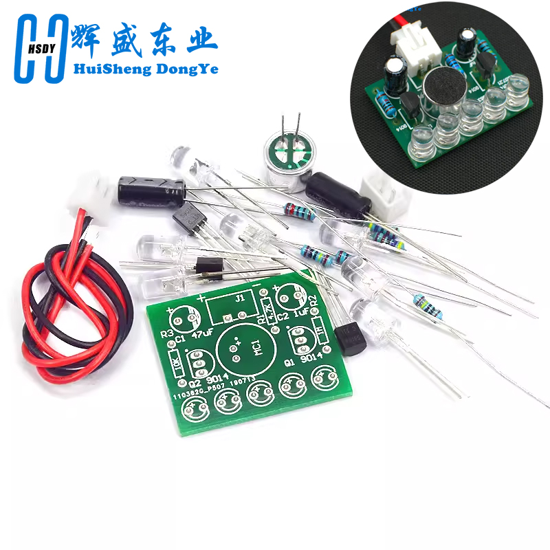 3V-5.5V Sesle Etkinleştirilen  - Diy Electronics Learning Kit incelemesi ve fiyatı
