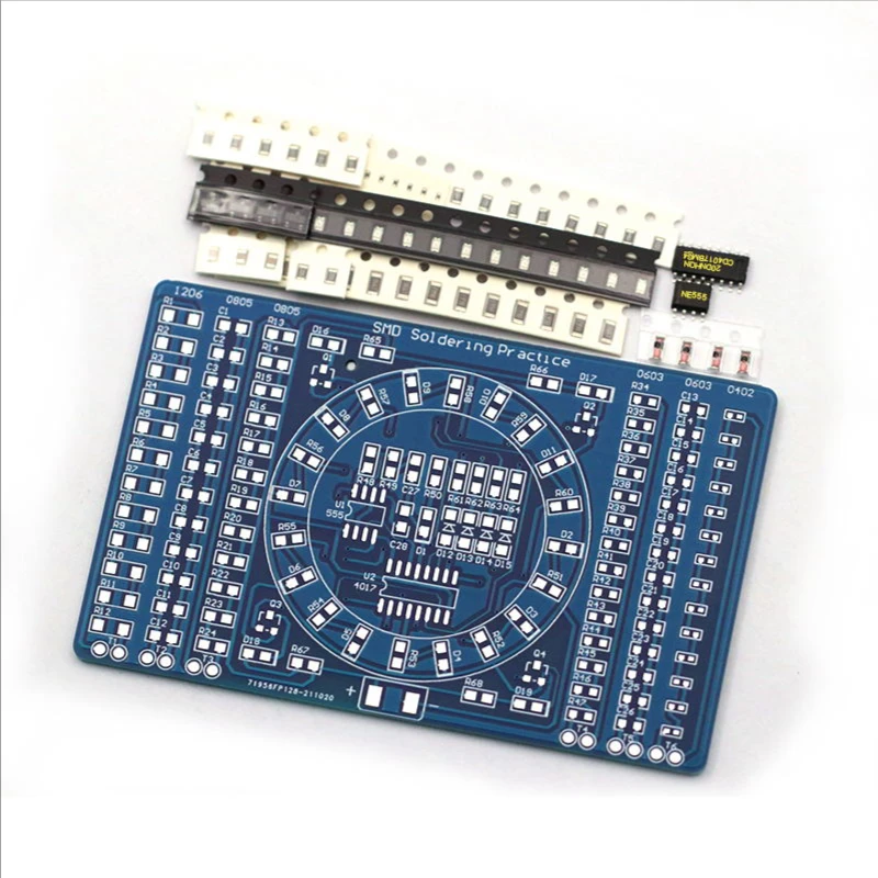 SMT SMD Elektronik Bileşen Kay - Diy Electronics Learning Kit incelemesi ve fiyatı