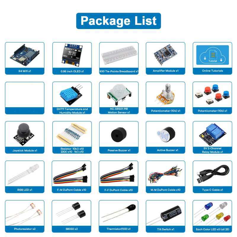 UNO R4 WiFi Uyumlu Geliştirme  - Diy Electronics Learning Kit incelemesi ve fiyatı