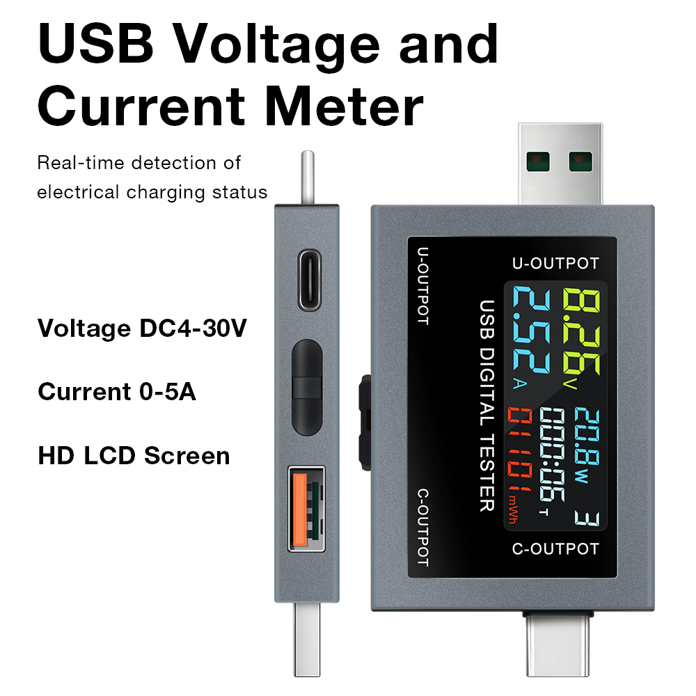 USB Tip-C Şarj Test Cihazı DC  - Logic Analyzer Usb incelemesi ve fiyatı